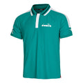Icon Polo Uomini - verde, bianco