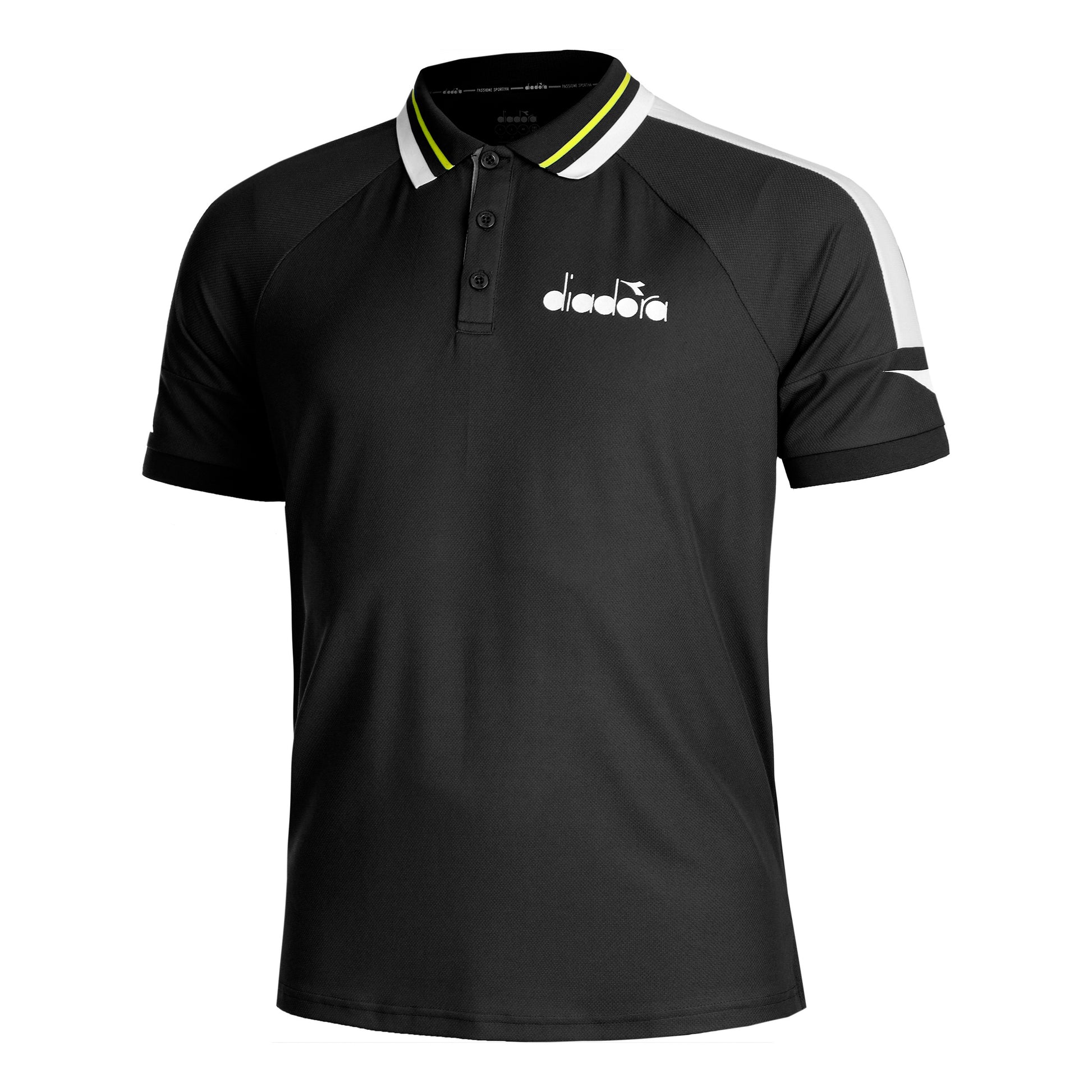 Diadora Icon Polo Uomini - nero,
