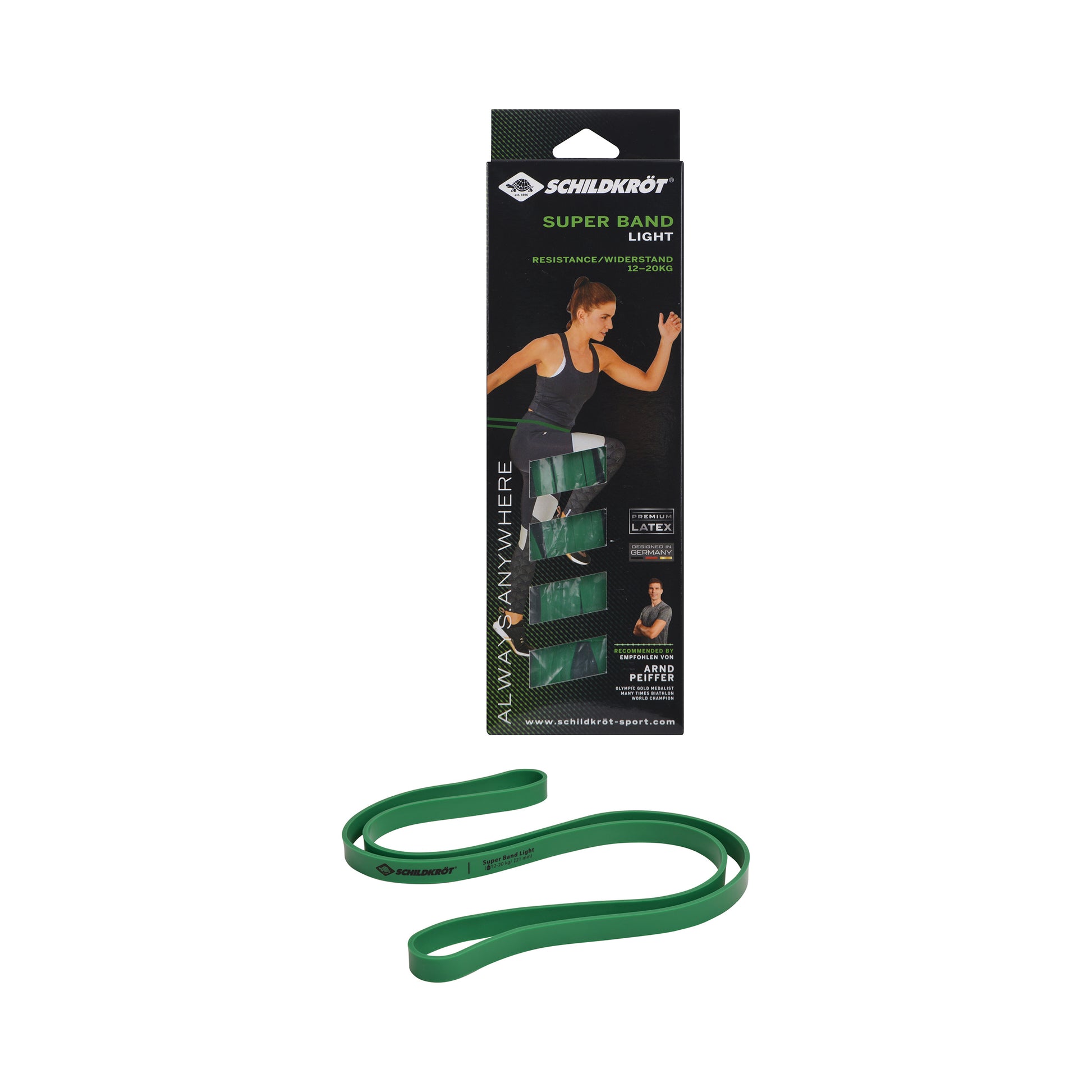 Schildkröt Fitness Super Band Light Bande Di Resistenza-Verde