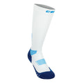 Core Tall 5.0 Calzini A Compressione Donna-Blu Chiaro,Blu Scuro
