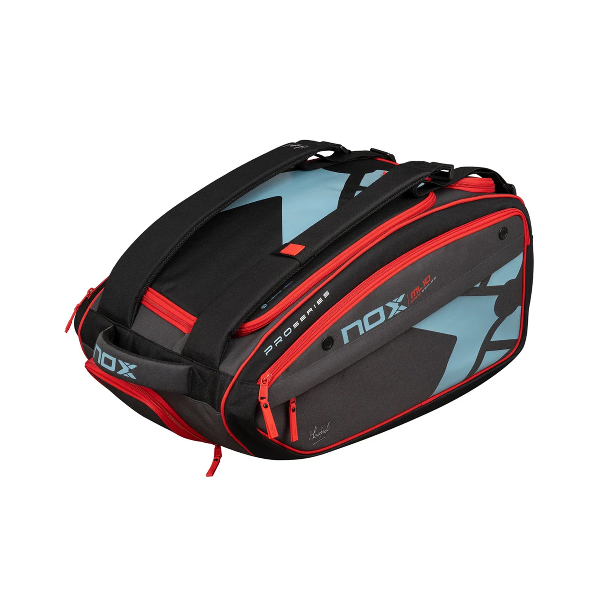NOX ML10 Competition XL Compact Borsa Per Racchetta Da Padel-Nero,Rosso