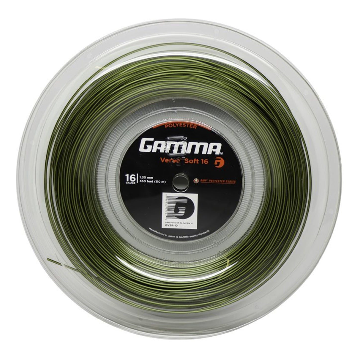 Gamma Verve Soft Rotolo Di Corde 110m-Nero,Giallo