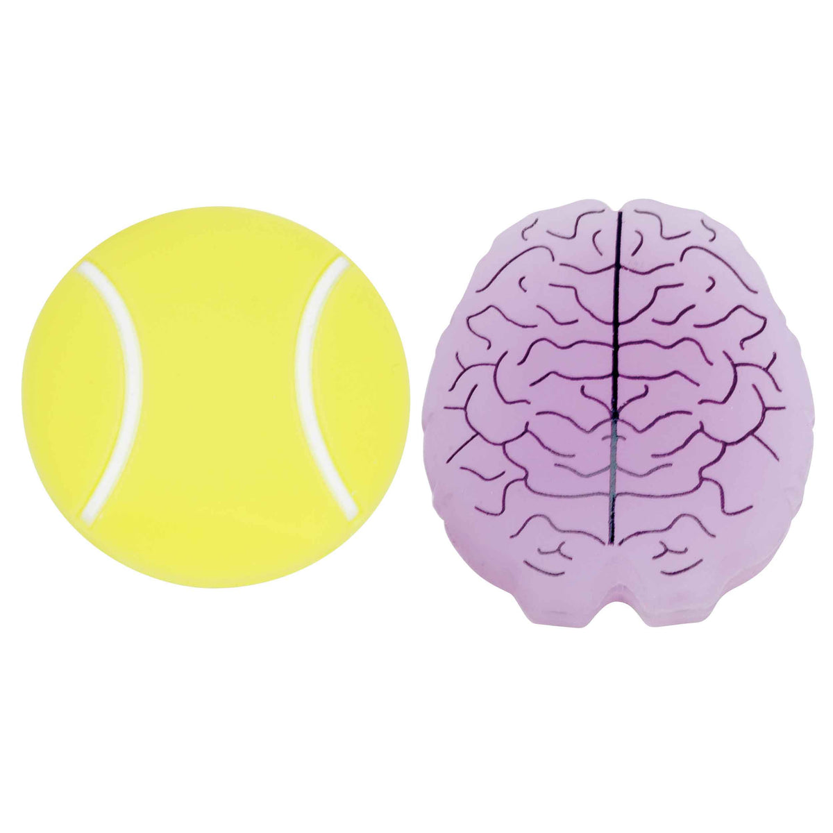 Gamma String Things Tennisball,Brain Antivibrazioni In Confezione Doppia-Multicolore