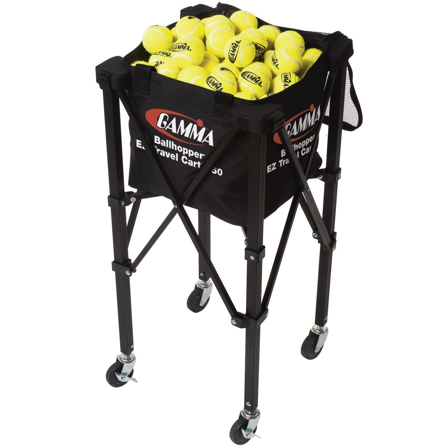Gamma EZ Travel Cart 150 Carrello Per Palline Con Rotoli-Nero
