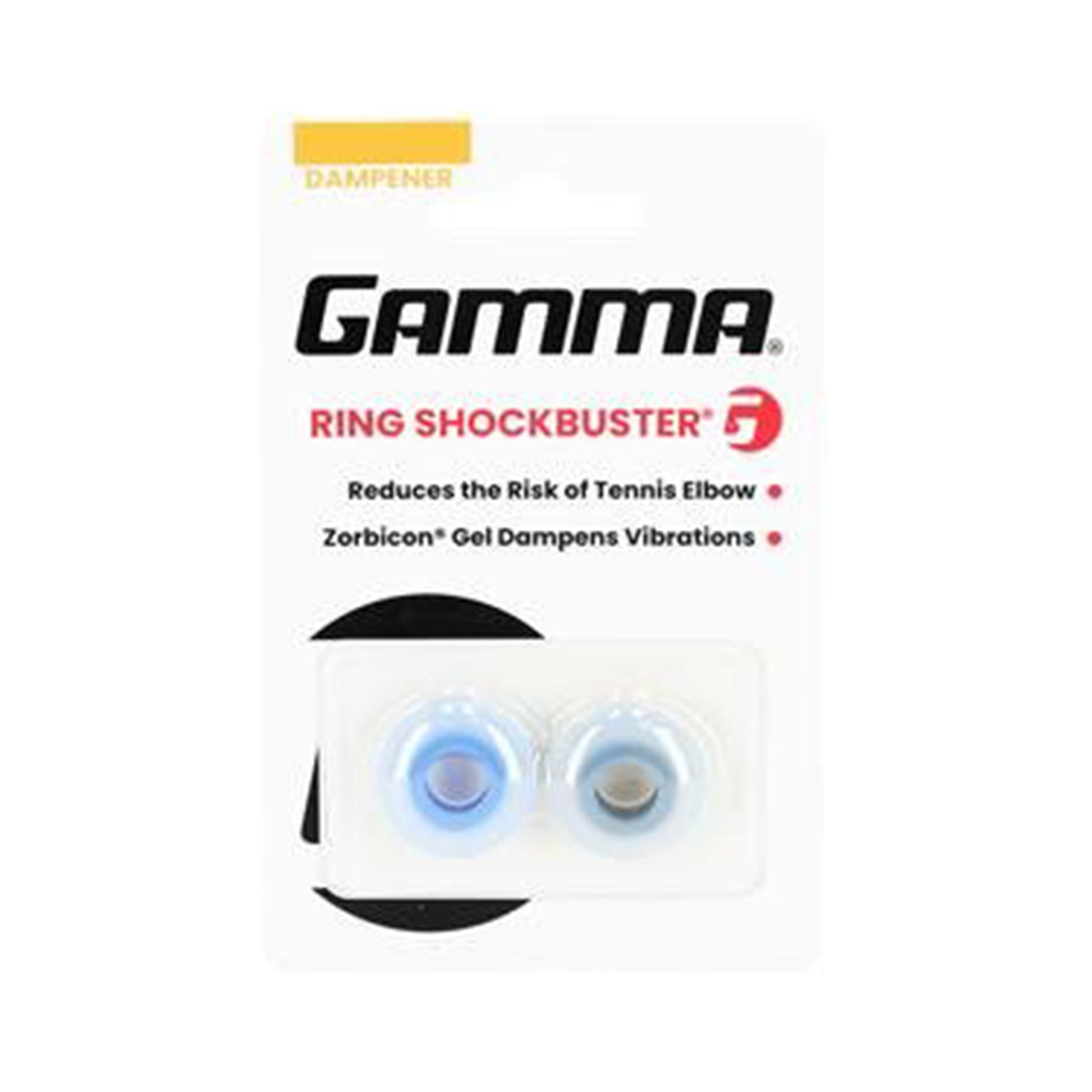 Gamma Ring Shockbuster Antivibrazioni-Blu,Nero