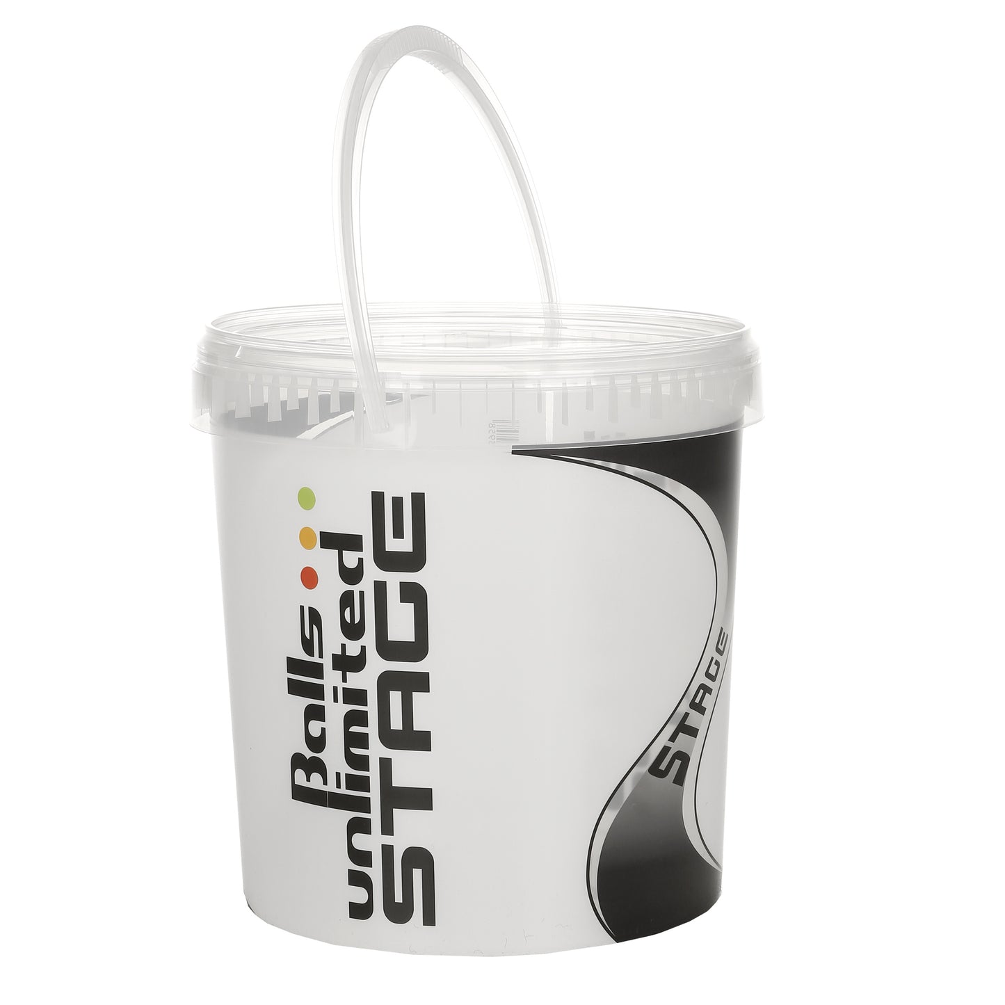 Balls Unlimited Stage 1,2,3 Secchiello Per Palline-Nero,Bianco
