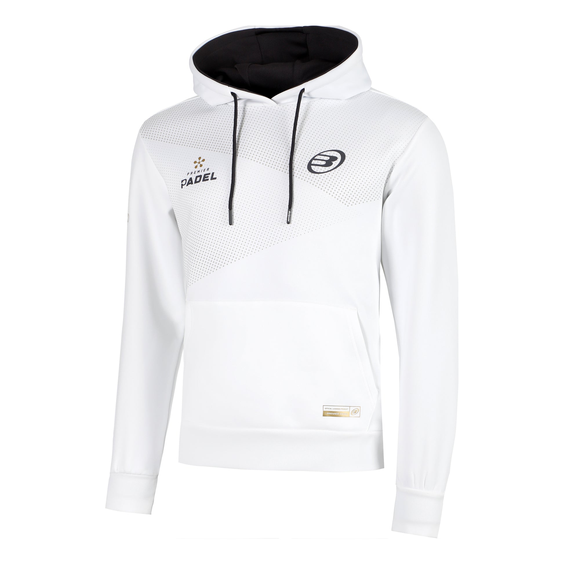 Bullpadel Baque Felpa Con Cappuccio Uomini-Bianco