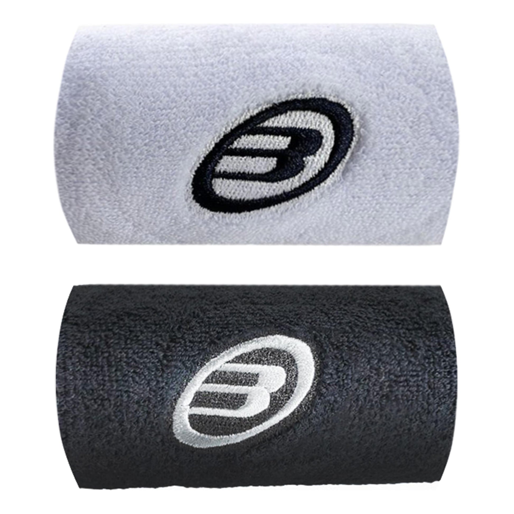 Bullpadel Polsino anti sudore Uomini-bianco,nero