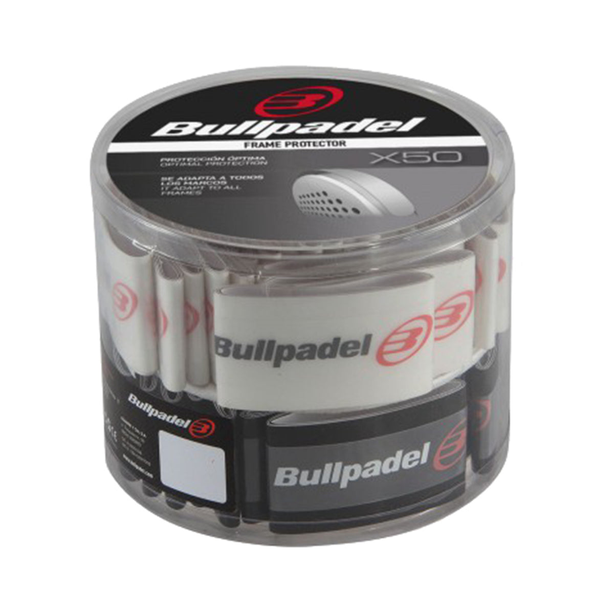 Bullpadel Nastro Di Protezione Scatola Da 50-Nero