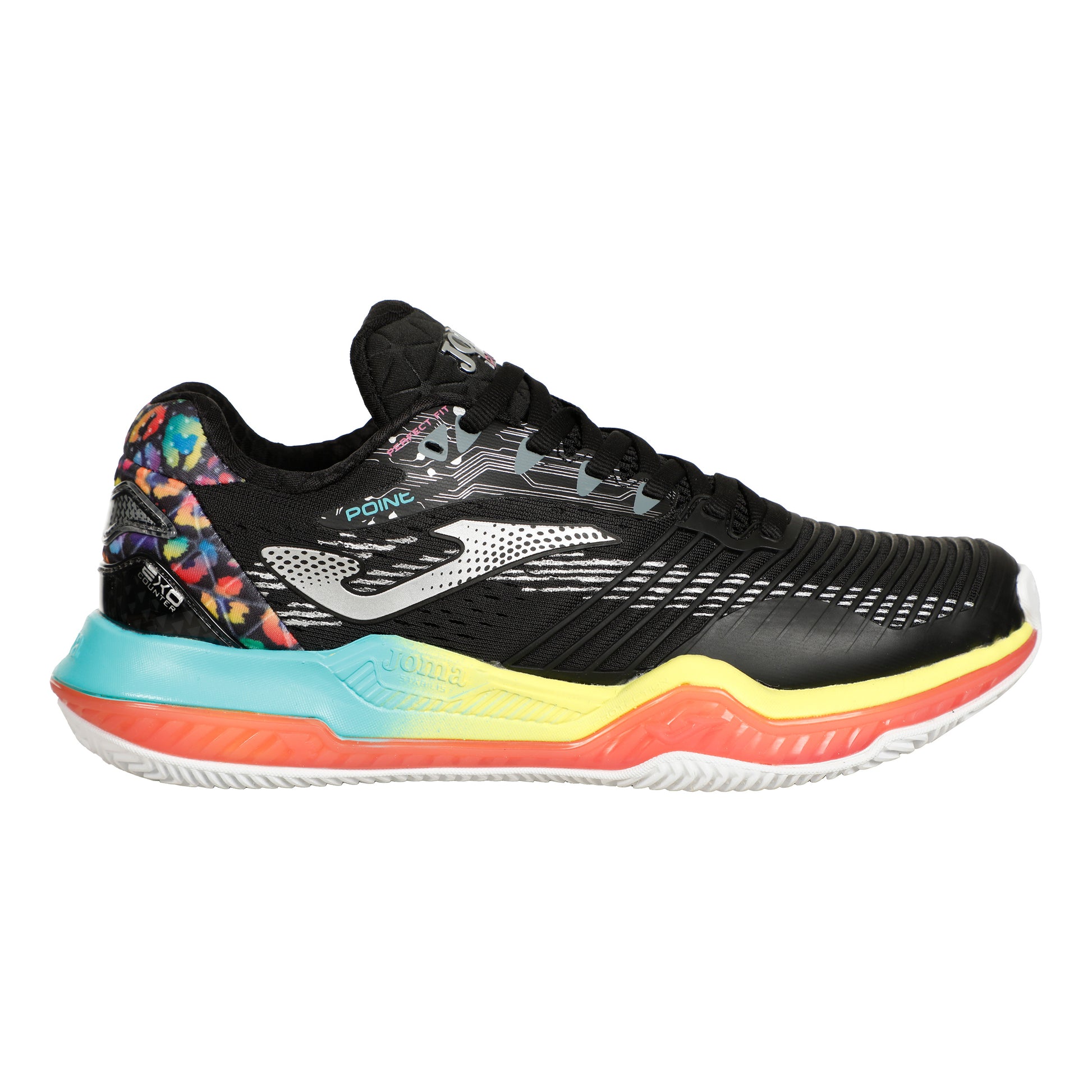 Joma Point Scarpa per terra rossa Donna - nero,