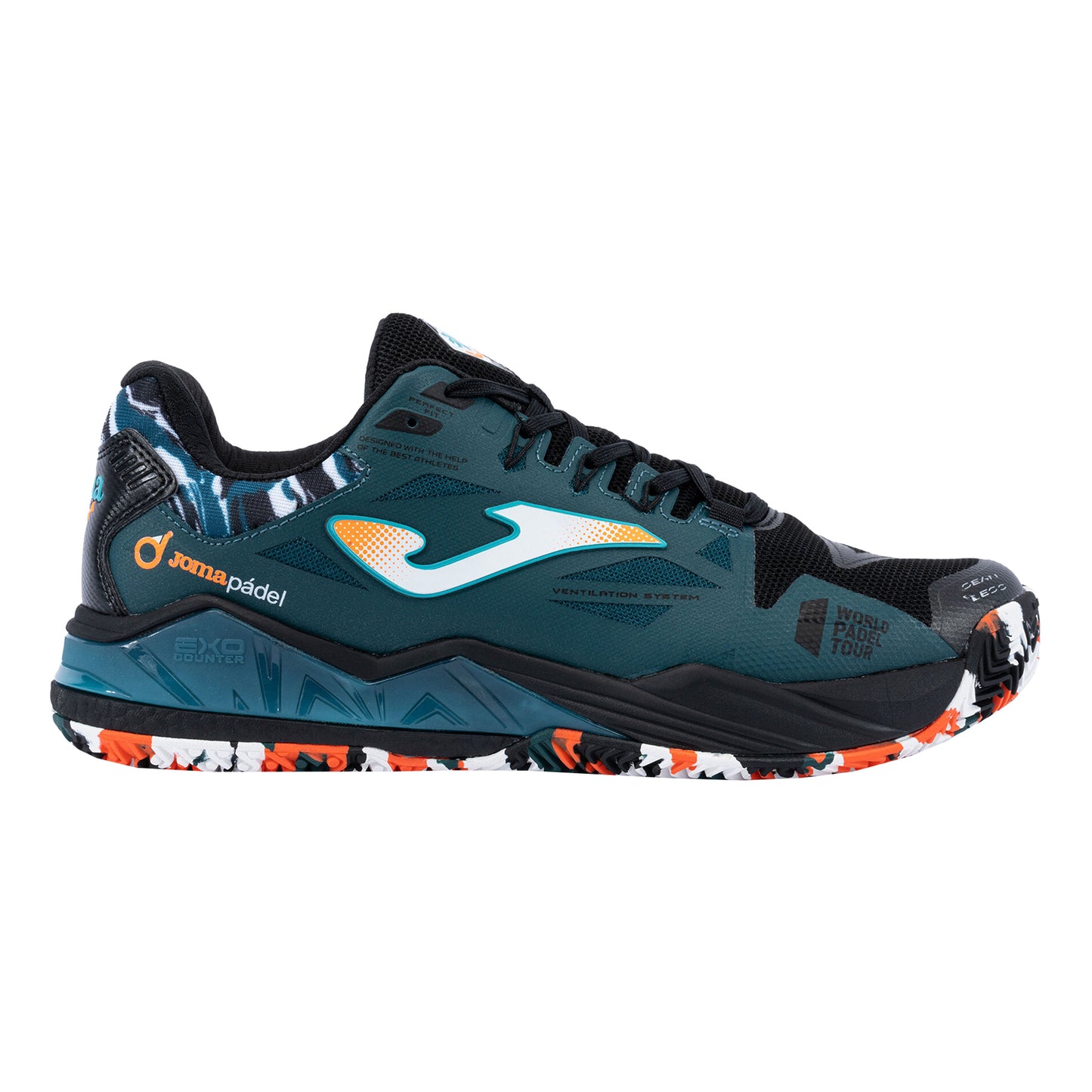 Joma Spin Scarpa da padel Uomini - nero
