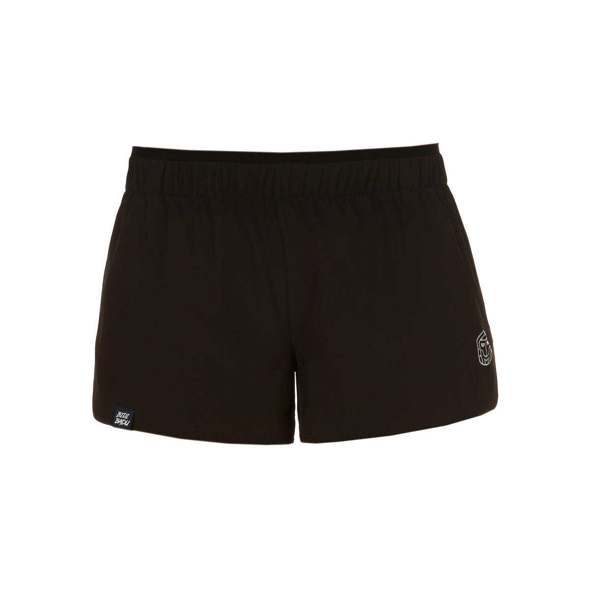 BIDI BADU Nica Tech 2 In 1 Pantaloncini Donna-Nero,Argento