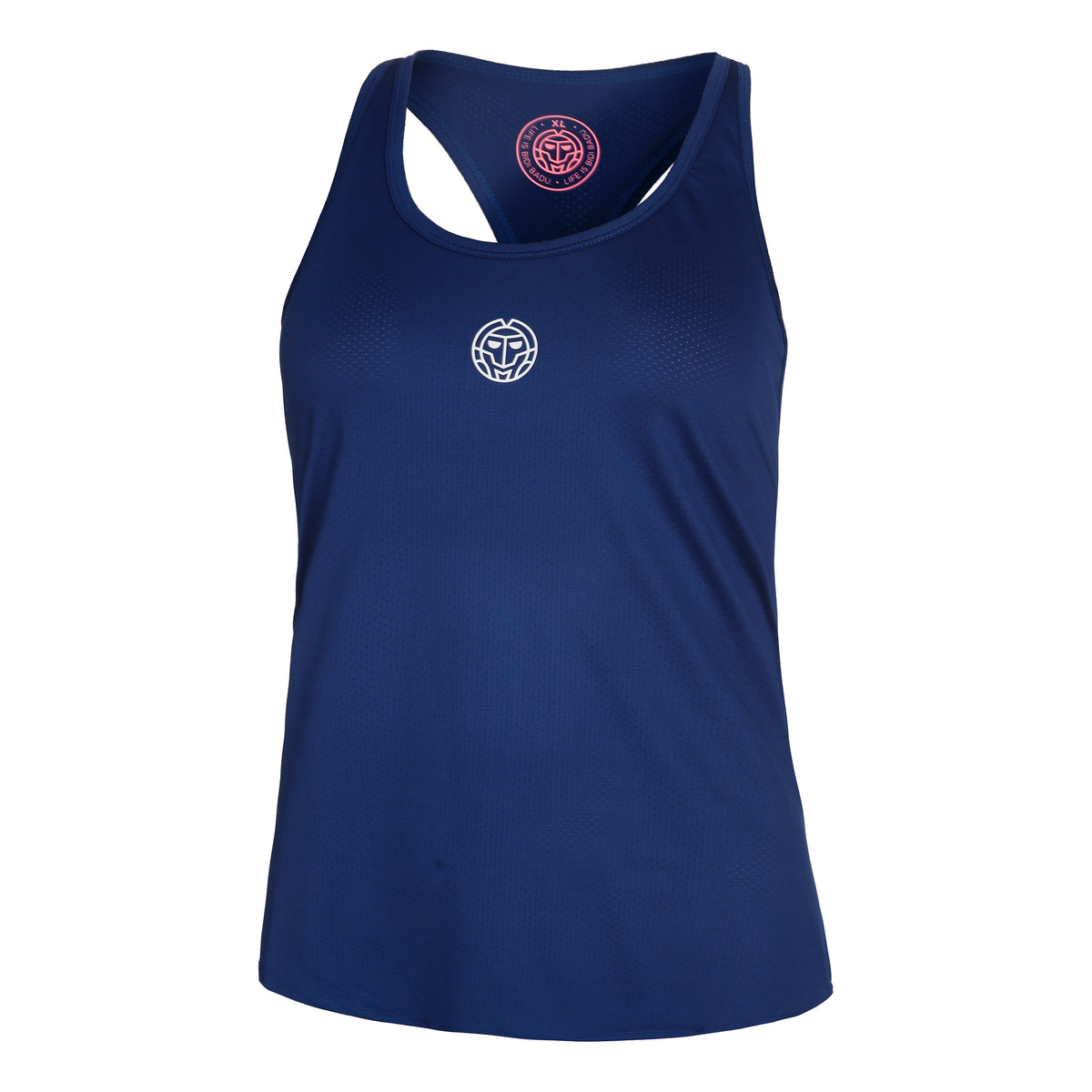 BIDI BADU Mea Tech Canottiera Donna - blu scuro, bianco