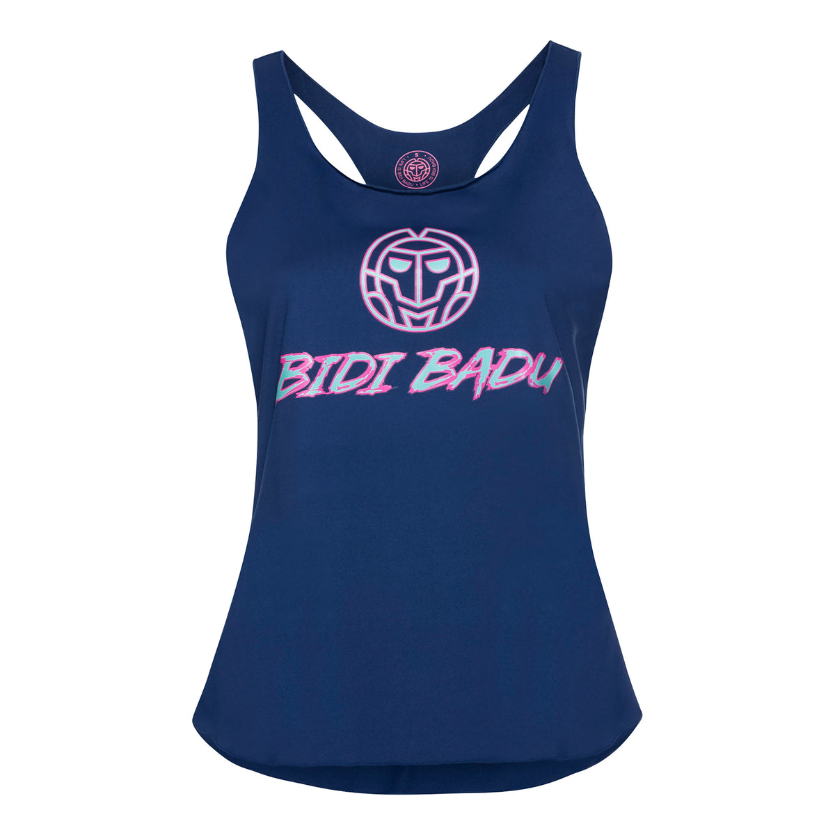BIDI BADU Heba Basic Logo Canottiera Donna - blu scuro, rosa