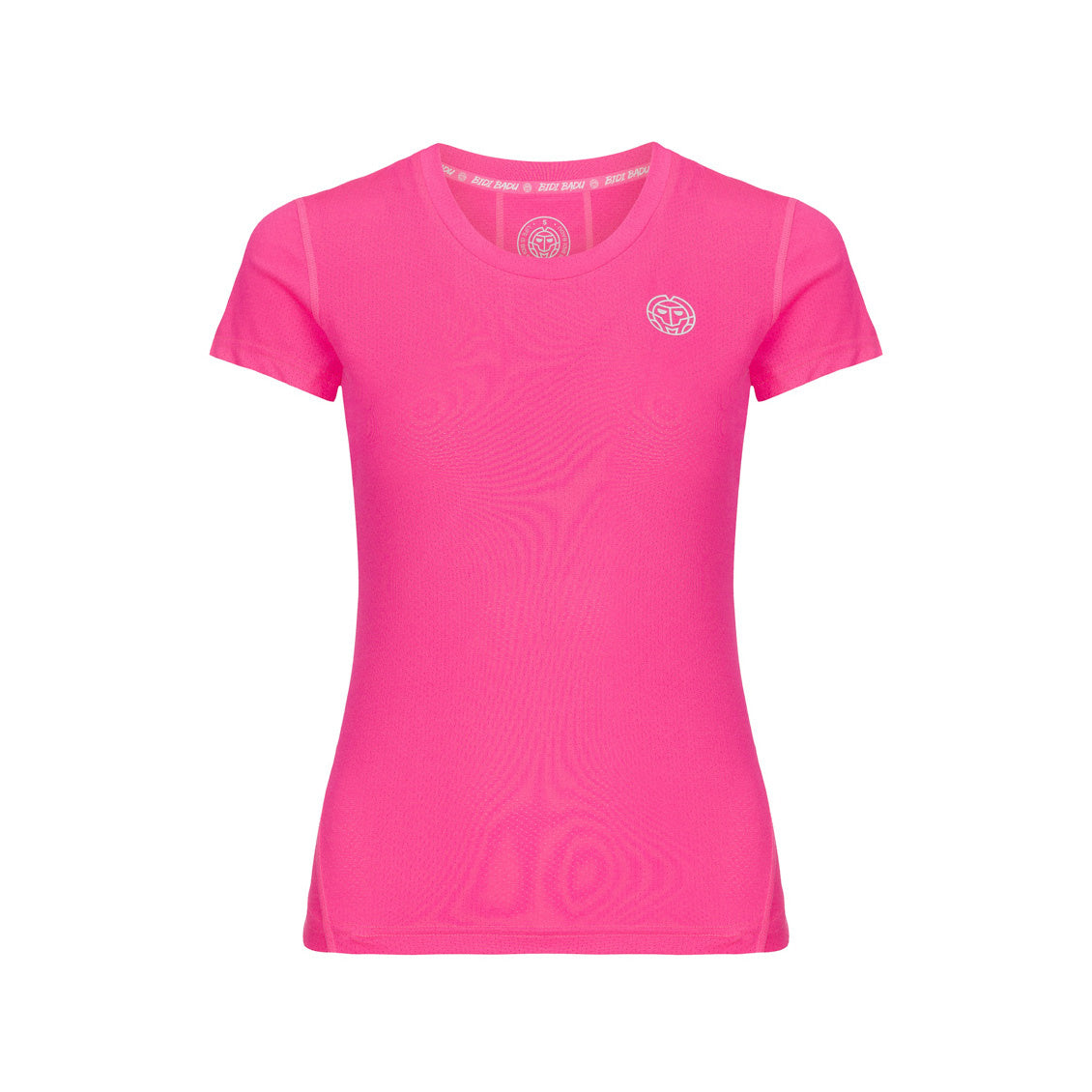 BIDI BADU Calla Tech Roundneck Maglietta Ragazze - rosa, bianco