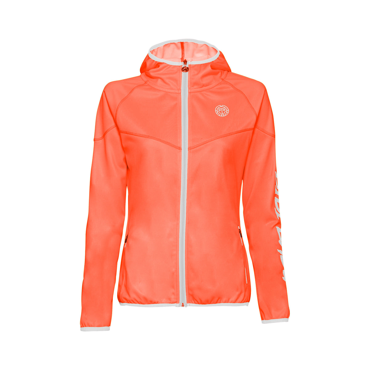 BIDI BADU Grace Tech Giacca da allenamento Ragazze - corallo, bianco