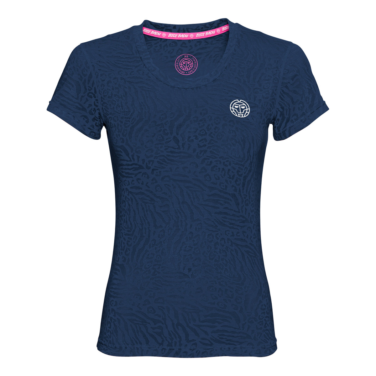 BIDI BADU Anni Bournout Tech Maglietta Donna - blu scuro, bianco