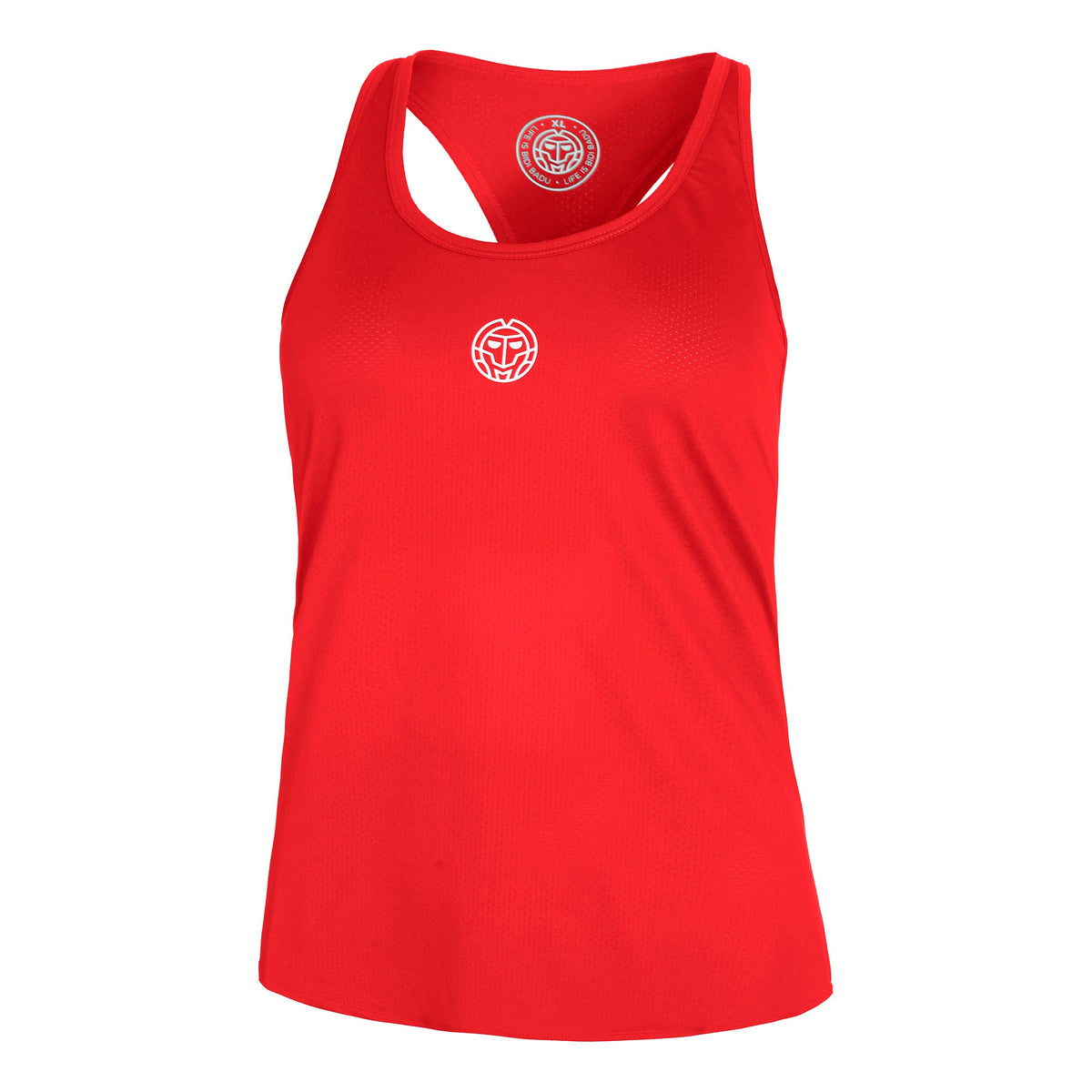 BIDI BADU Mea Tech Canottiera Donna - rosso, bianco