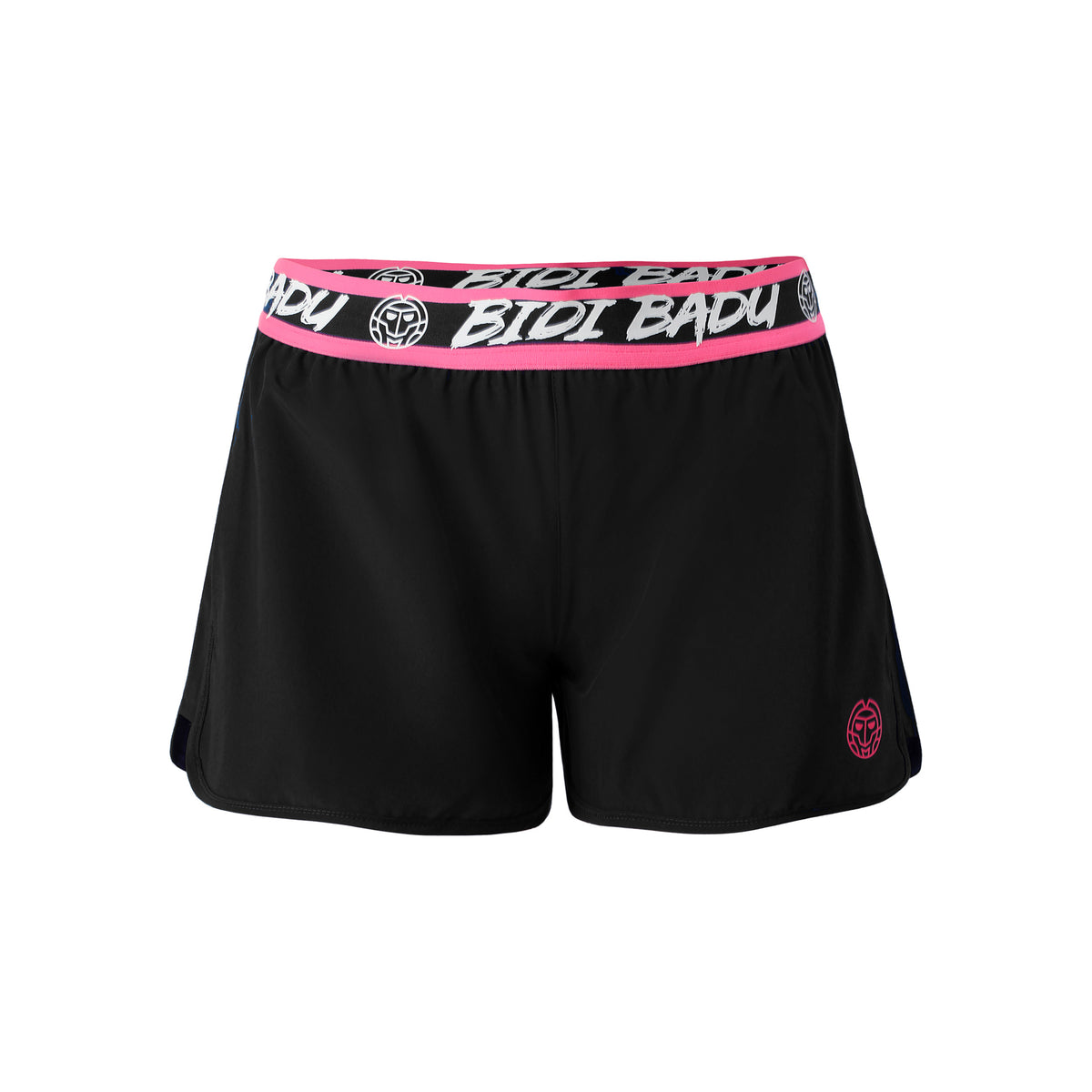 BIDI BADU Tiida Tech 2in1 Pantaloncini Donna - nero, rosa