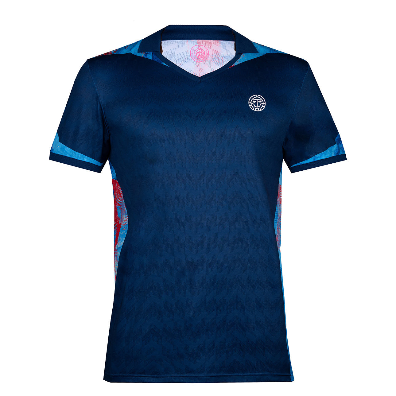 BIDI BADU Tano Tech Polo Uomini - blu scuro, blu chiaro