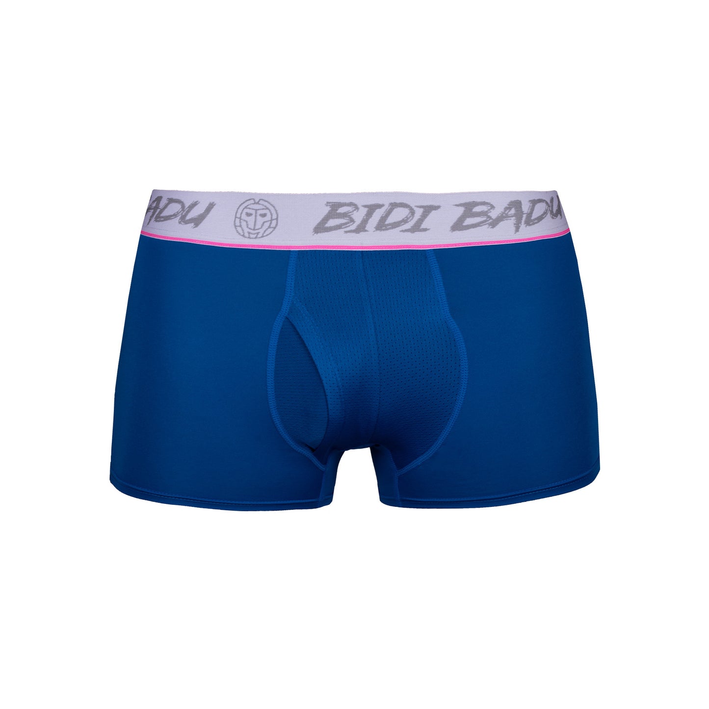 BIDI BADU Max Basic Boxer Uomini - blu scuro, bianco