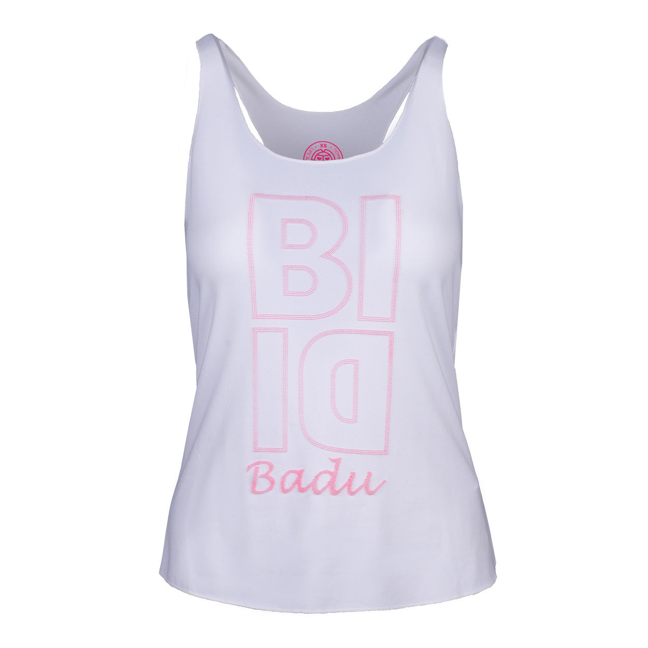 BIDI BADU Smilla Lifestyle Canottiera Donna-Bianco,Rosa