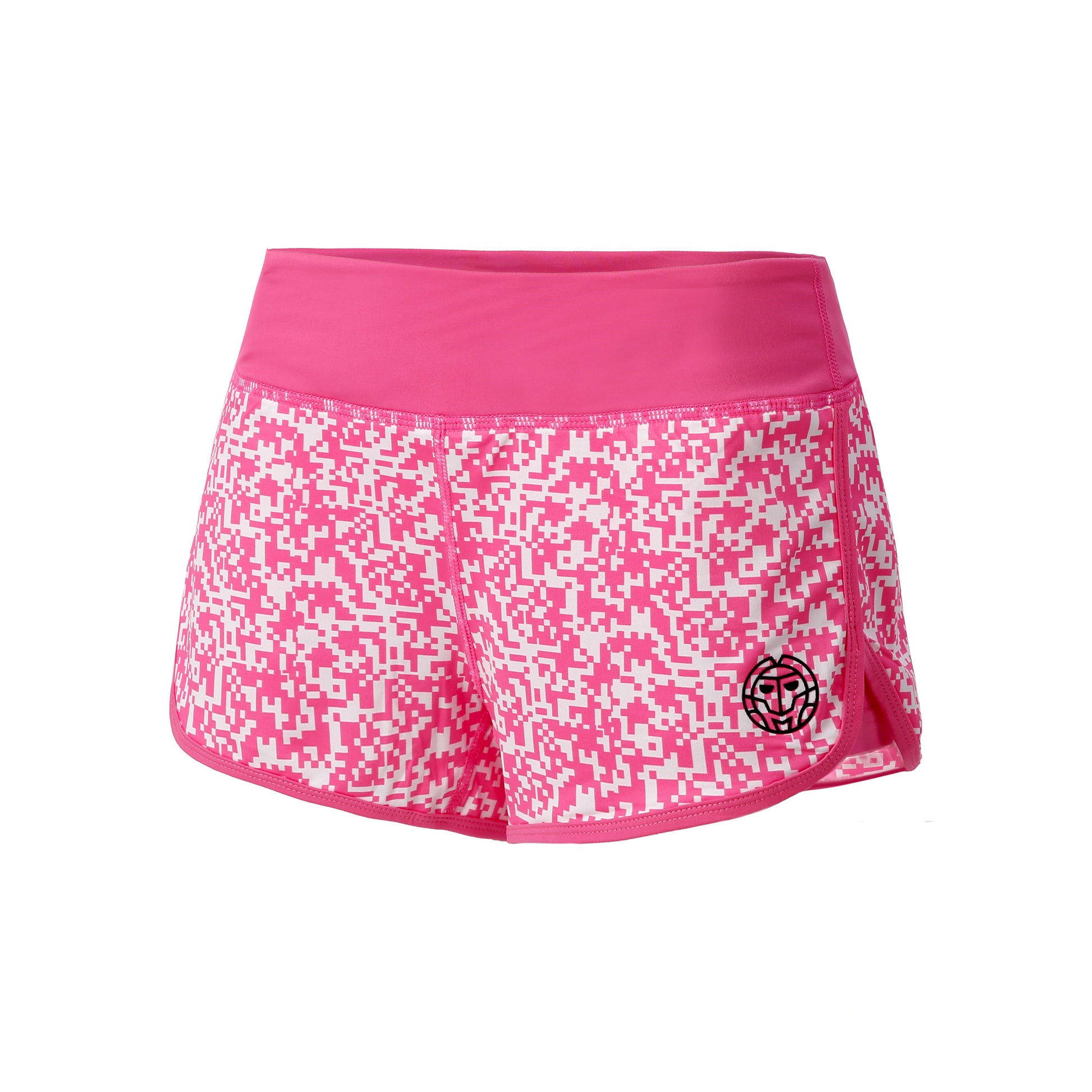 BIDI BADU Hulda Tech 2in1 Pantaloncini Edizione Speciale Donna-Rosa,Bianco