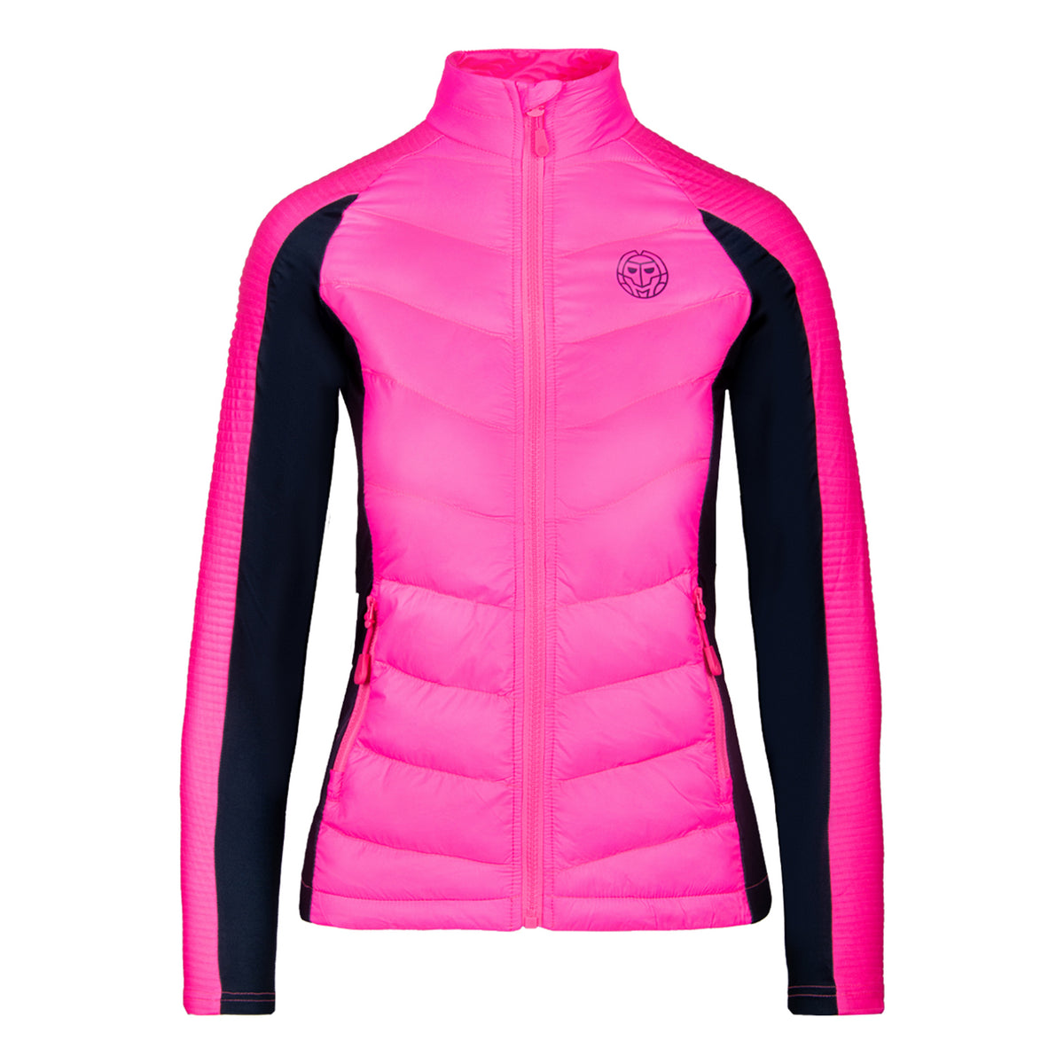 BIDI BADU Dania Tech Down Jacket Giacca da allenamento Donna - rosa, blu scuro