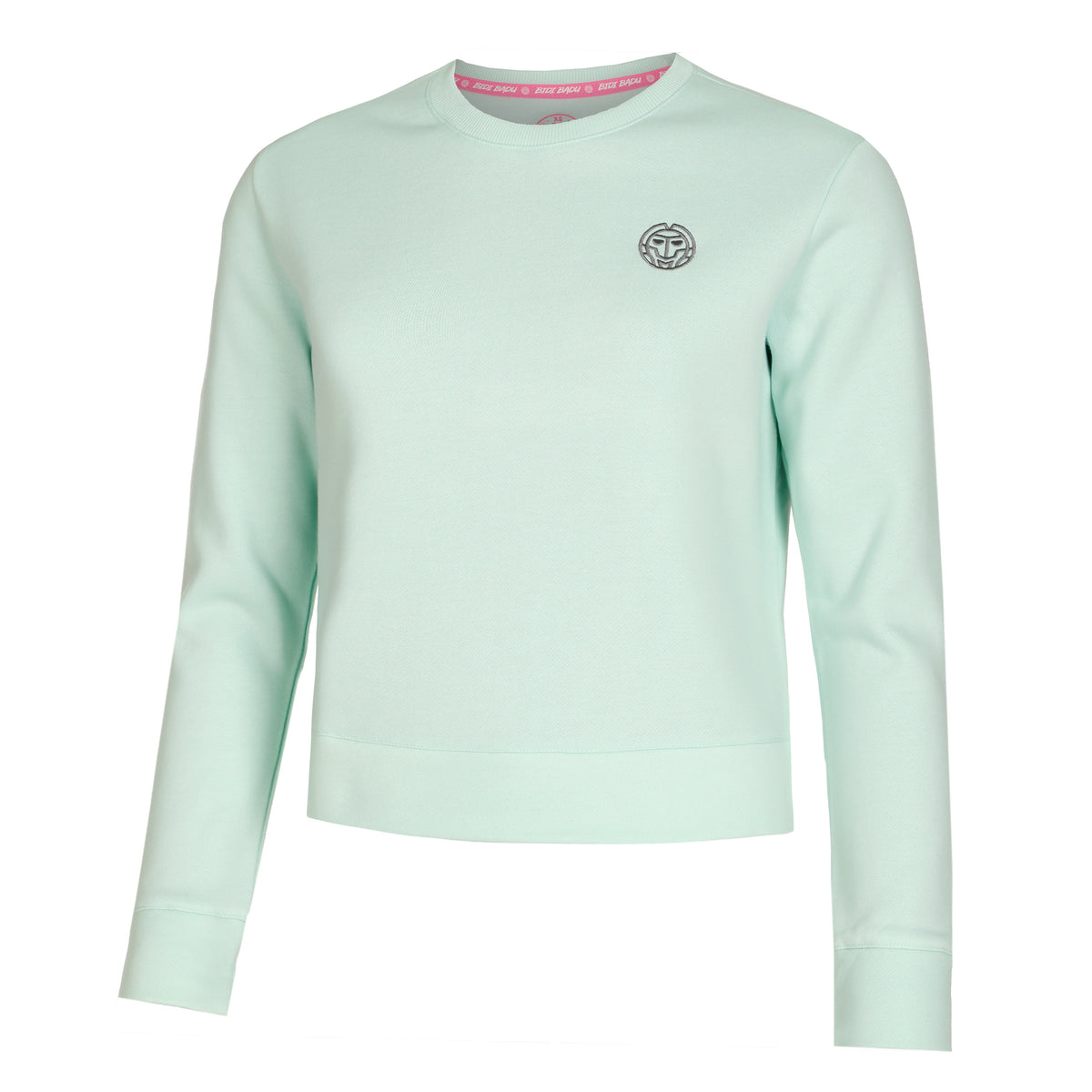 BIDI BADU Mirella Basic Crew Felpa Donna-Mint