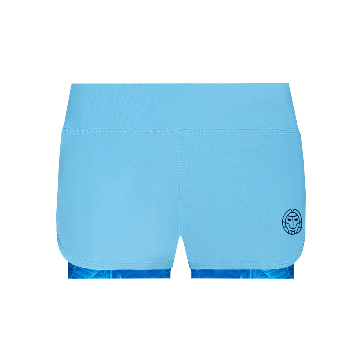BIDI BADU Chidera Tech 2in1 Pantaloncini Donna - blu chiaro, multicolore
