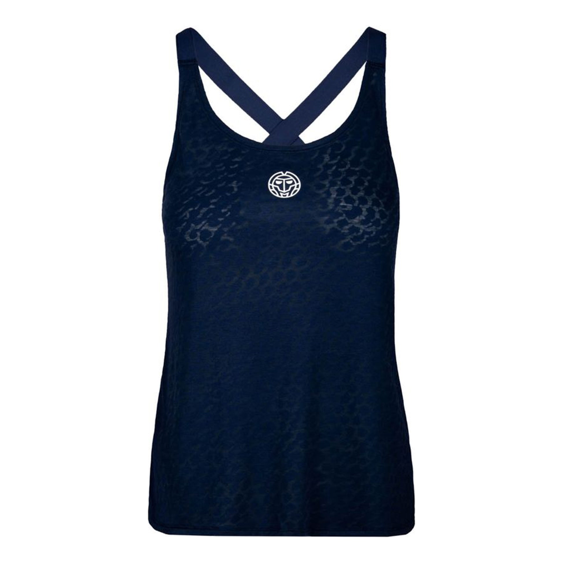 BIDI BADU Afua Tech Burnout Canottiera Donna - blu scuro,