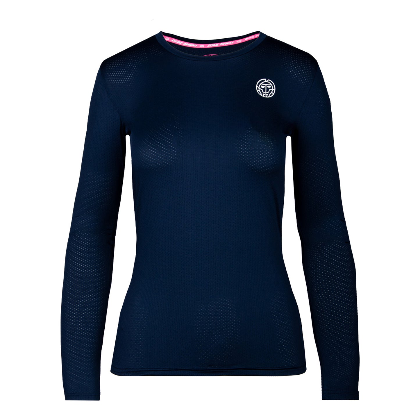 BIDI BADU Pia Tech Roundneck Manica lunga Donna - blu,