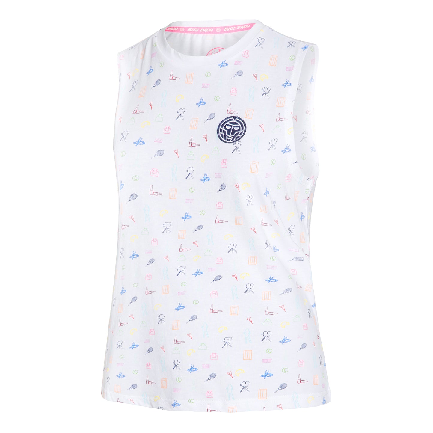 BIDI BADU Emefa Lifestyle Canottiera Donna - bianco, multicolore