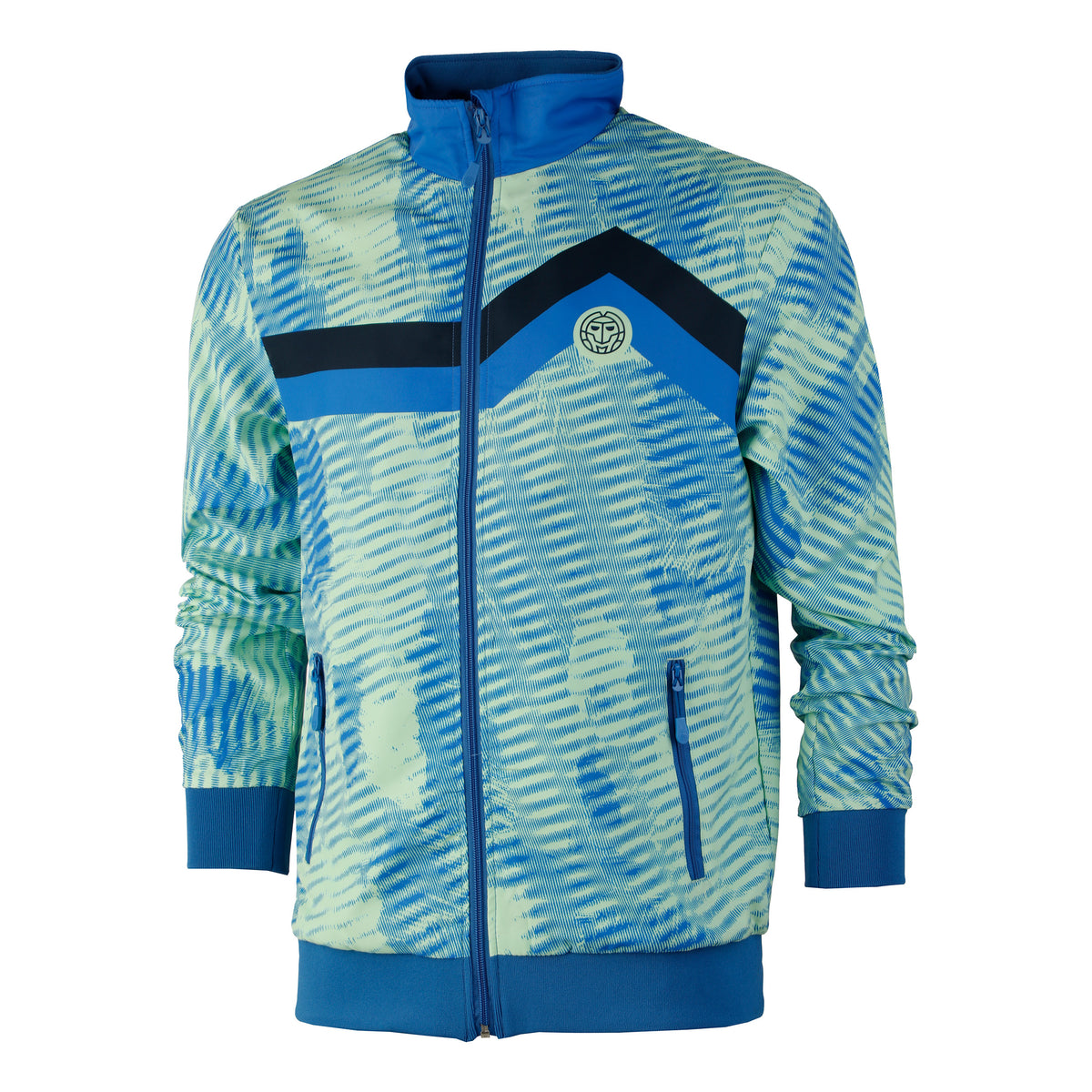 BIDI BADU Zulu Tech Giacca da allenamento Uomini - blu, verde chiaro