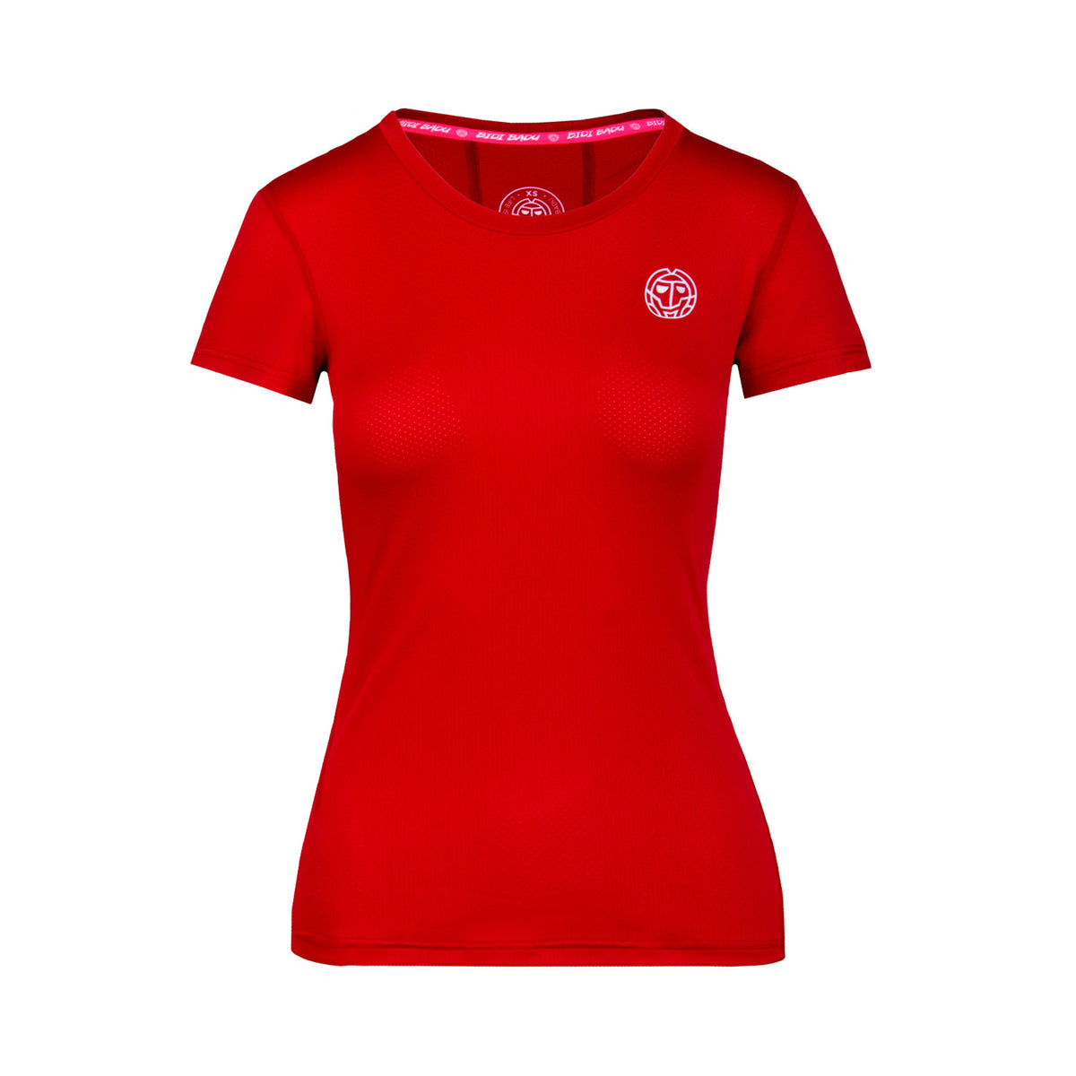 BIDI BADU Calla Tech Roundneck Maglietta Ragazze - rosso,