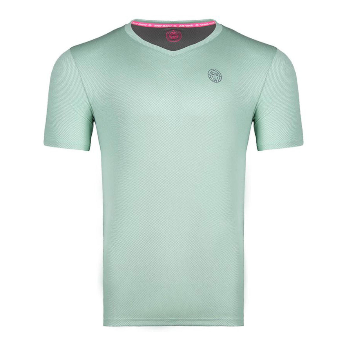 BIDI BADU Ted Tech Maglietta Uomini - turchese, grigio