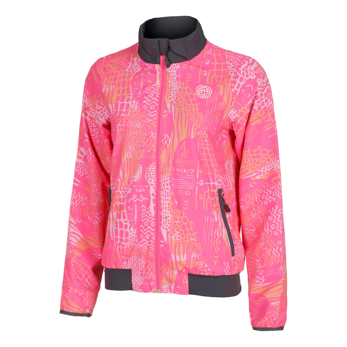 BIDI BADU Gene Tech Giacca da allenamento Donna - grigio, rosa