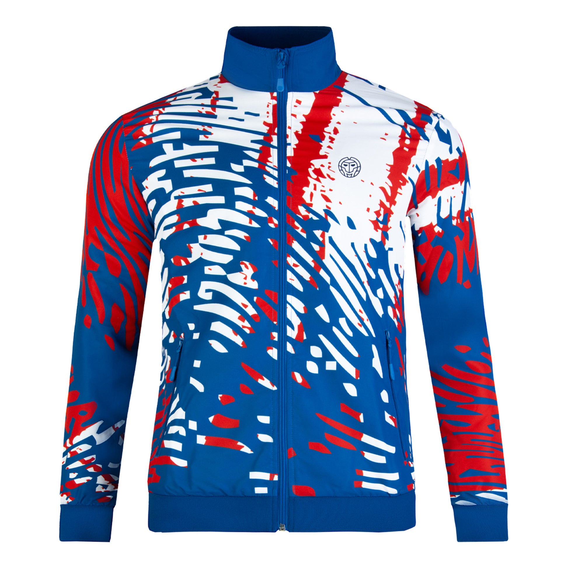 BIDI BADU Lynel Tech Giacca Da Allenamento Uomini-Blu,Bianco