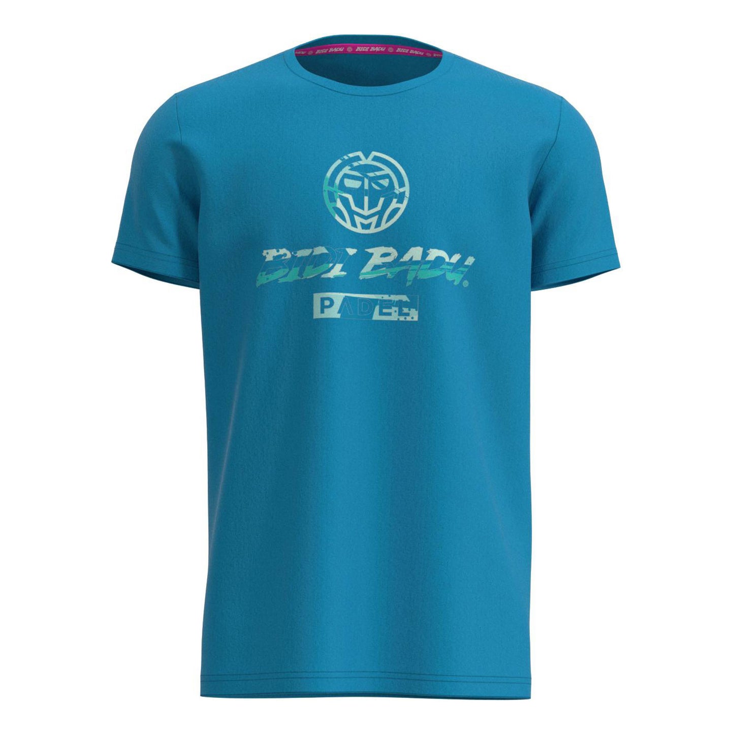 BIDI BADU Good Vibes Logo Maglietta Uomini-Blu
