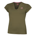 Crew V-Neck Maglietta Donna - oliva,