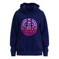 Colortwist Chill Felpa con cappuccio Donna - blu scuro, rosa