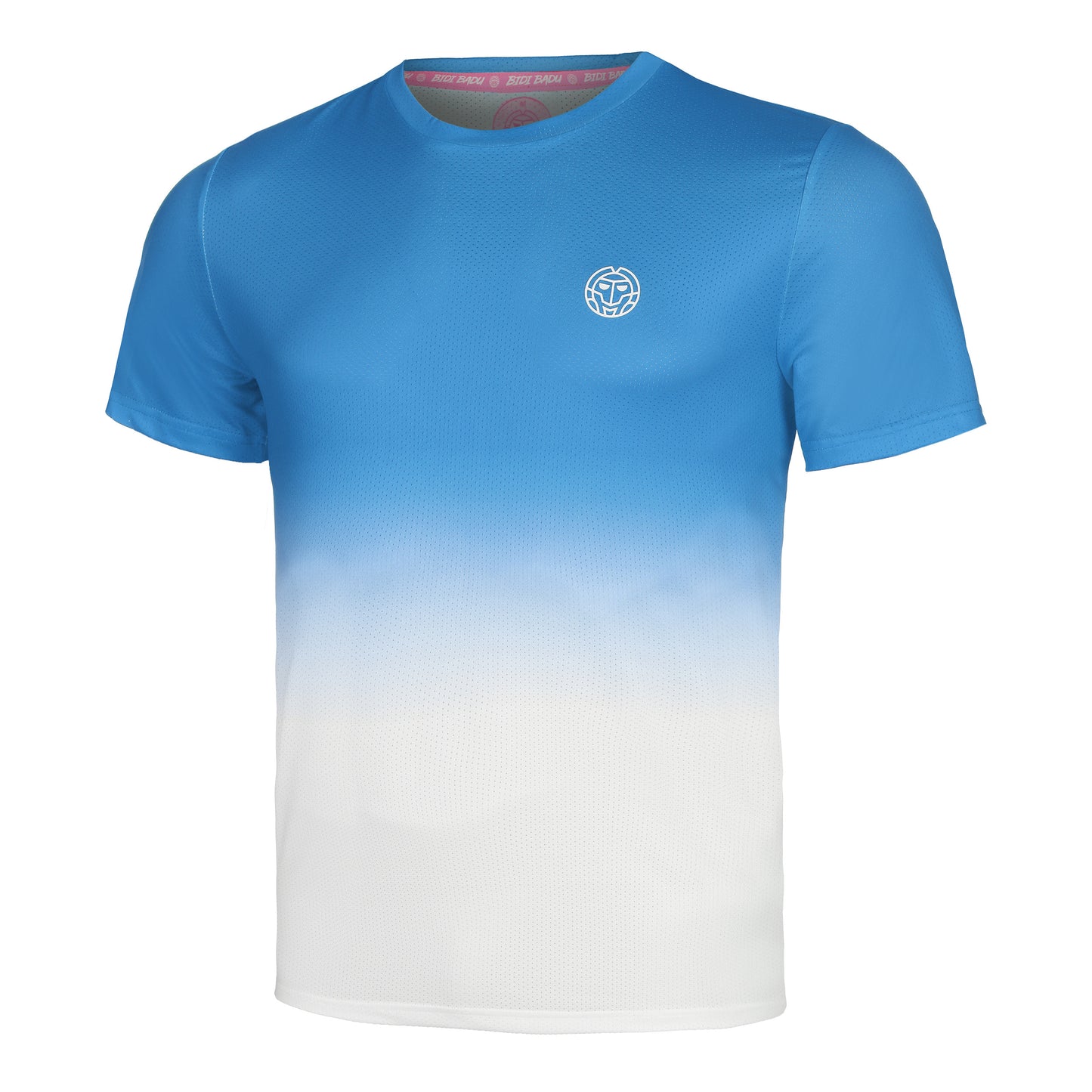 BIDI BADU Crew Gradiant Maglietta Uomini-Blu,Bianco
