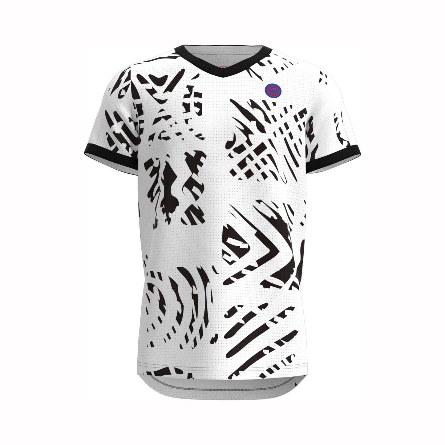 BIDI BADU Melbourne V-Neck Maglietta Ragazzi - bianco, nero
