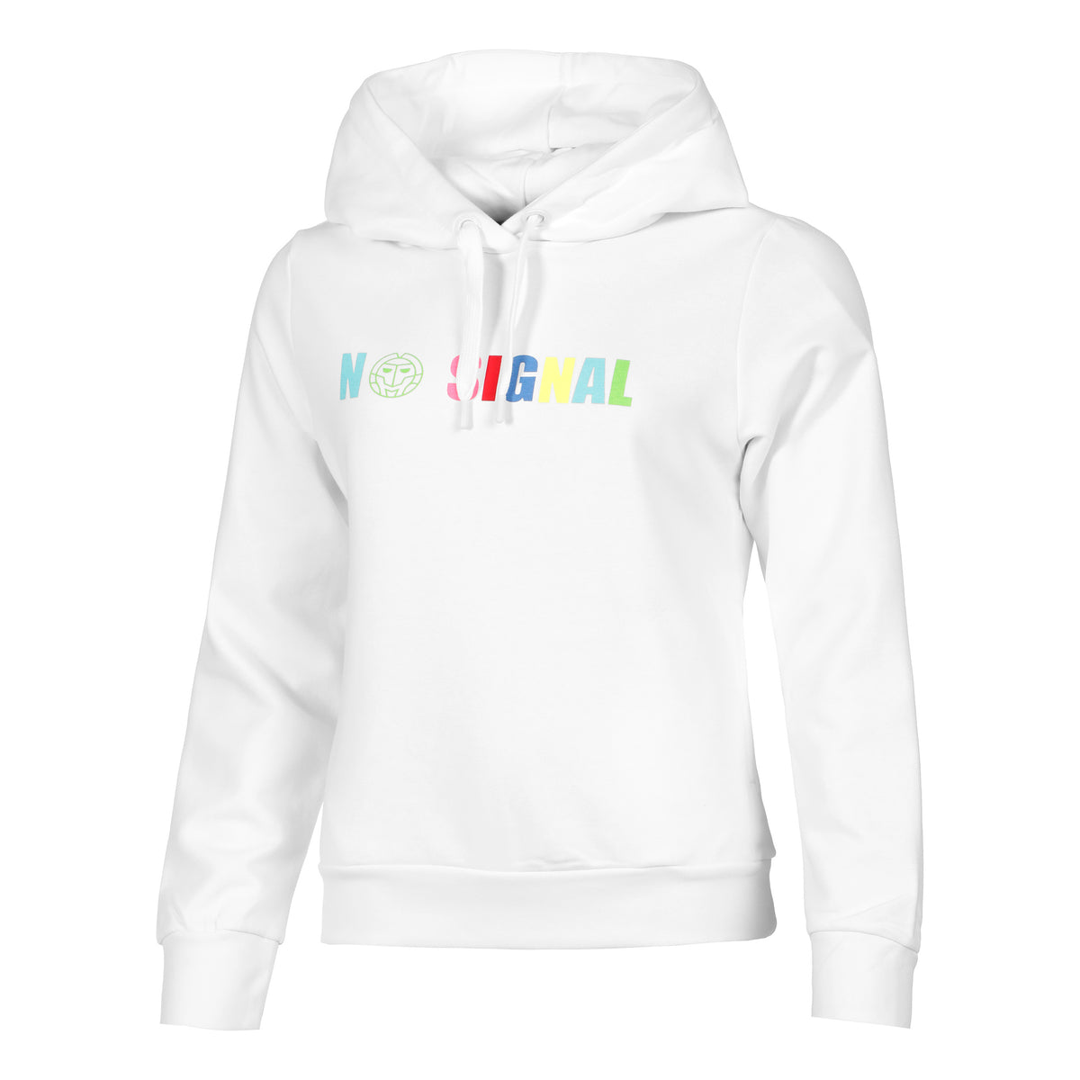 BIDI BADU Chill Felpa Con Cappuccio Donna-Bianco,Multicolore