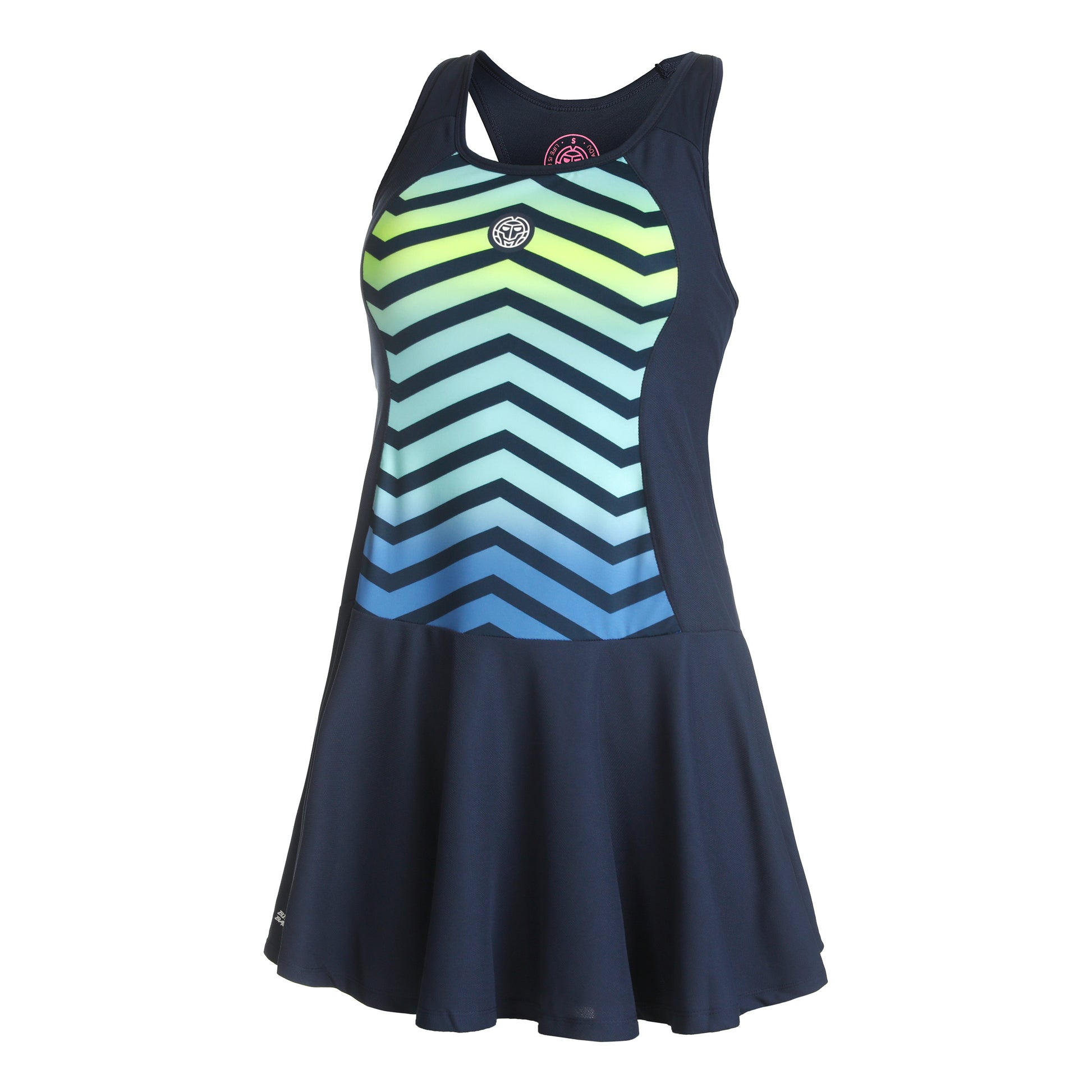 BIDI BADU Crew Abito Donna - blu scuro, multicolore
