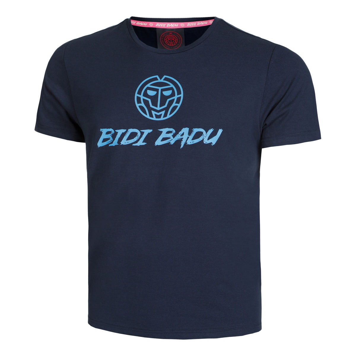 BIDI BADU Beach Spirit Logo Chill Maglietta Uomini - blu scuro,