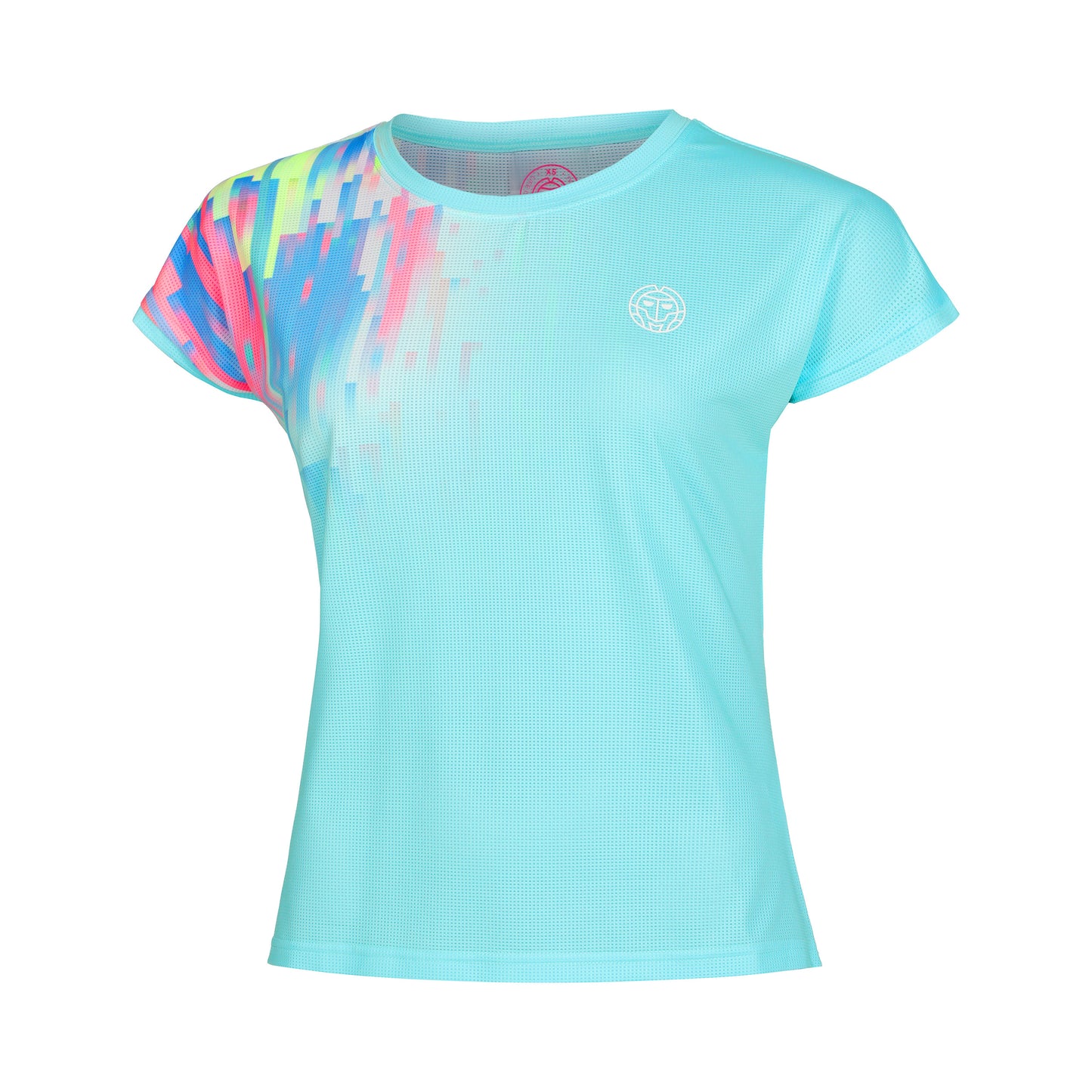 BIDI BADU Melbourne 2024 Junior Capsleeve Maglietta Ragazze - turchese, multicolore