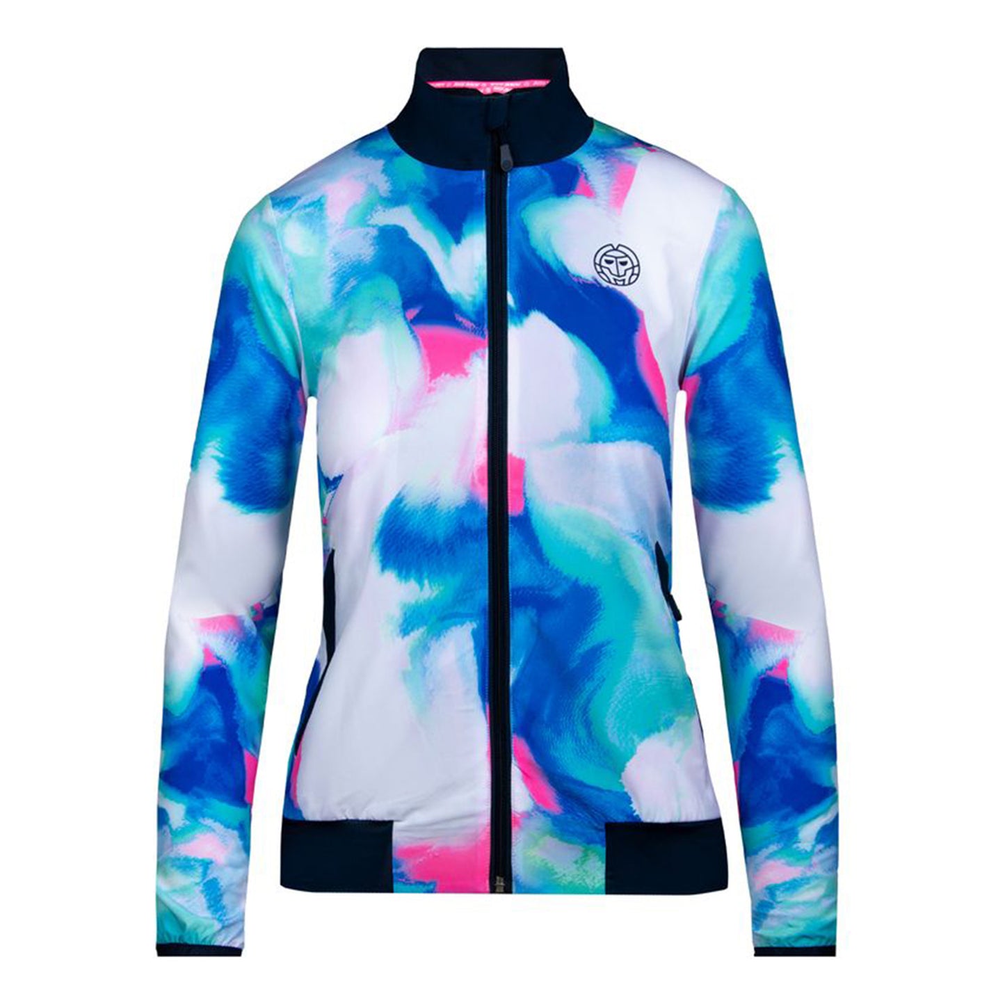 BIDI BADU Gene Tech Giacca Da Allenamento Donna-Blu,Rosa