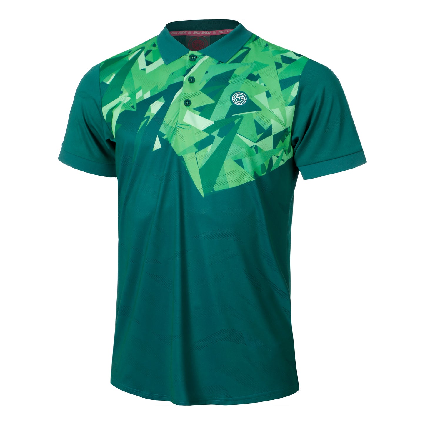 BIDI BADU Spike Polo Uomini-Verde Scuro,Verde