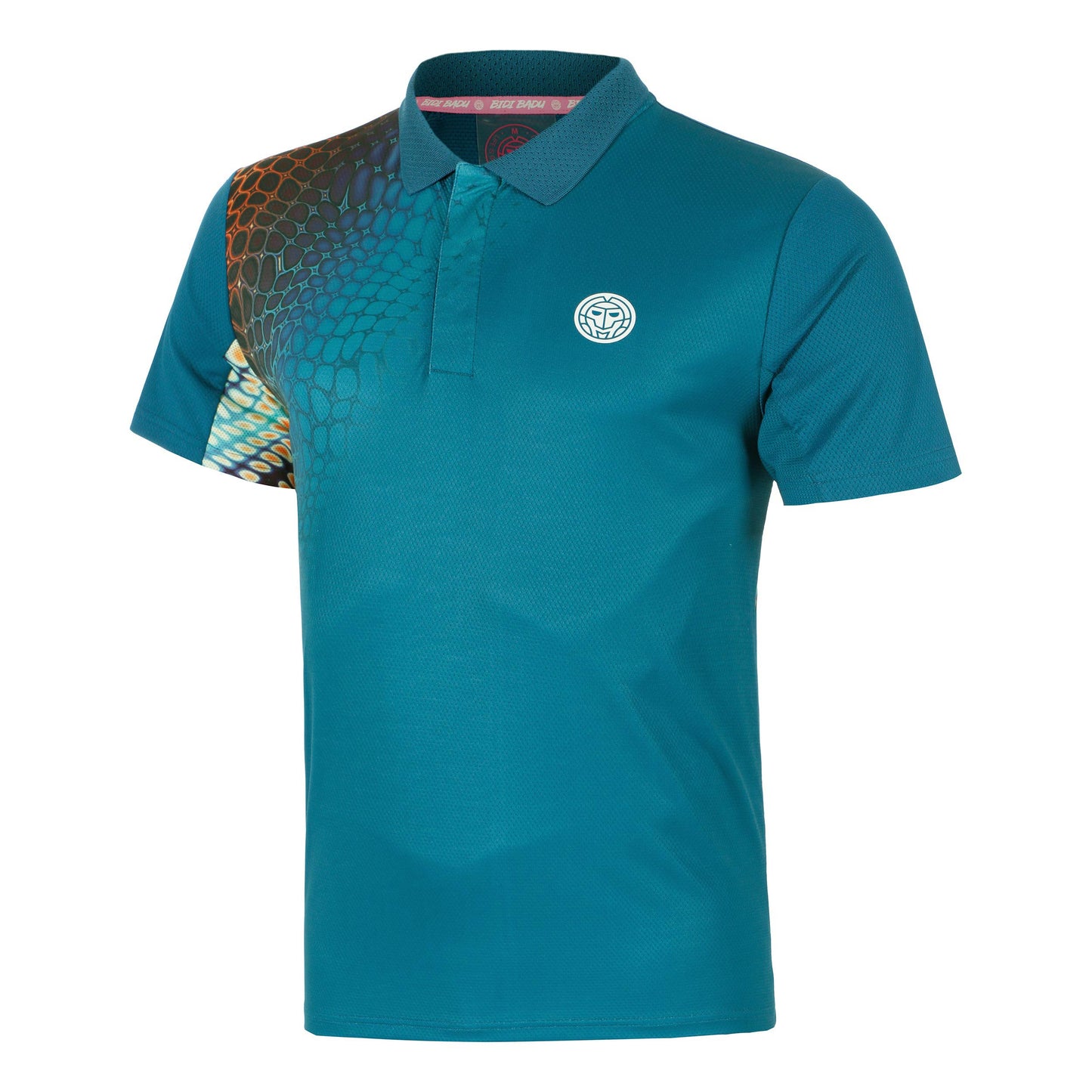 BIDI BADU Komodo Polo Uomini-Color Petrolio